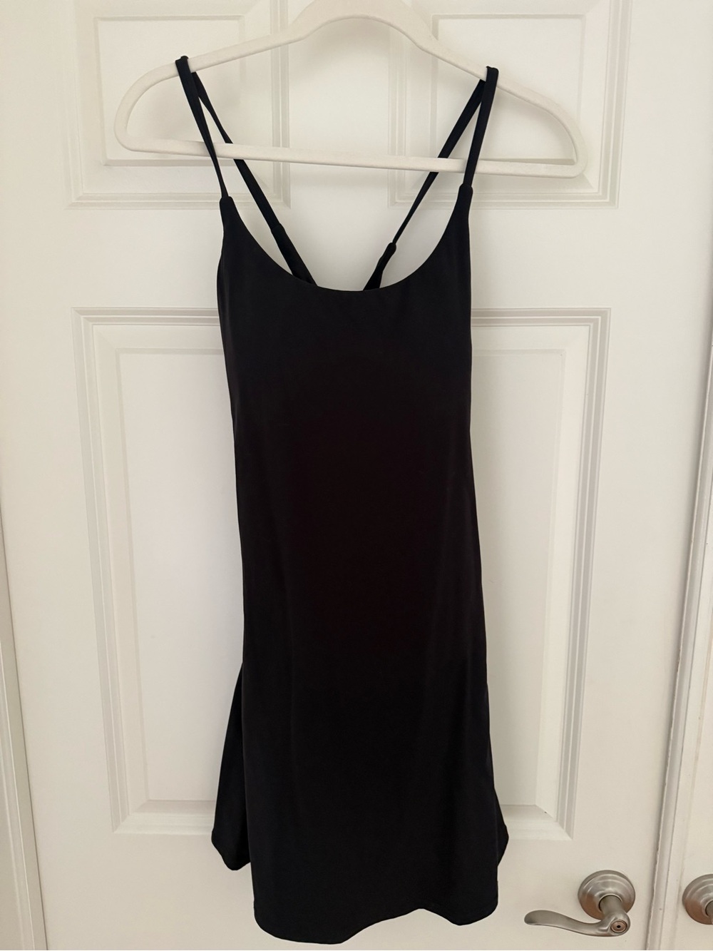 Halara Black Dress with Built-in Shorts